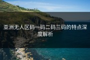 亚洲无人区码一码二码三码的特点深度解析