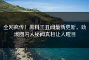 全网疯传！黑料王丑闻最新更新，劲爆圈内人秘闻真相让人瞠目