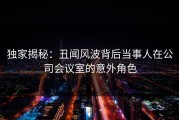 独家揭秘：丑闻风波背后当事人在公司会议室的意外角色