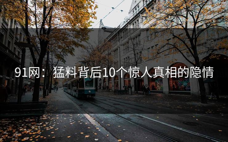 91网：猛料背后10个惊人真相的隐情